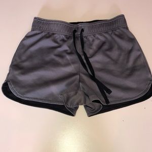 gray soft shorts